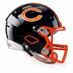 Chicago Bears Neon Helmet Wall Poster Officially Licensed-0