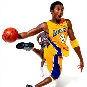 Kobe Bryant Lakers Artwork Poster Sports Fan Decor-0