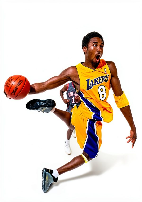 Kobe Bryant Lakers Artwork Poster Sports Fan Decor-0
