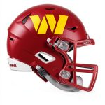 Trends NFL Washington Commanders Neon Helmet Poster-0