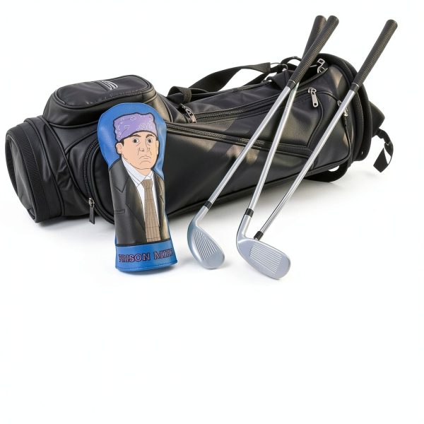 Golf Headcover PuGez Blue Leather Cartoon Design-1