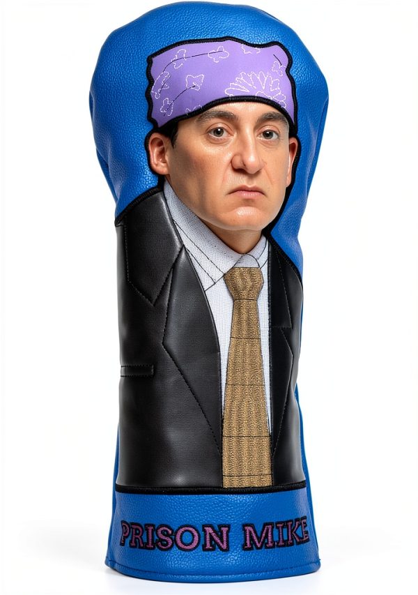 Golf Headcover PuGez Blue Leather Cartoon Design-0