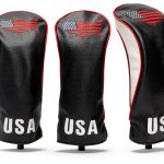Skydream Golf Leather Driver Head Covers Navy-0