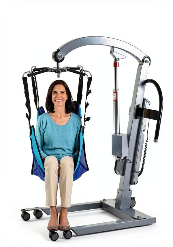 Vive Patient Lift Sling - Full Body Mesh Sling for Showering & Home Use - Transfer Sling for Elderly & Disabled - Patient Transfer Blanket & Lift Pad Assist Device for Bed Positioning & Lifting-2