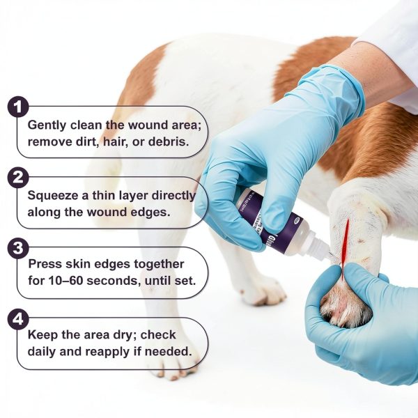 Quick-Setting Animal Surgical Glue 20ml Jkrova Fast Bleeding Control-5