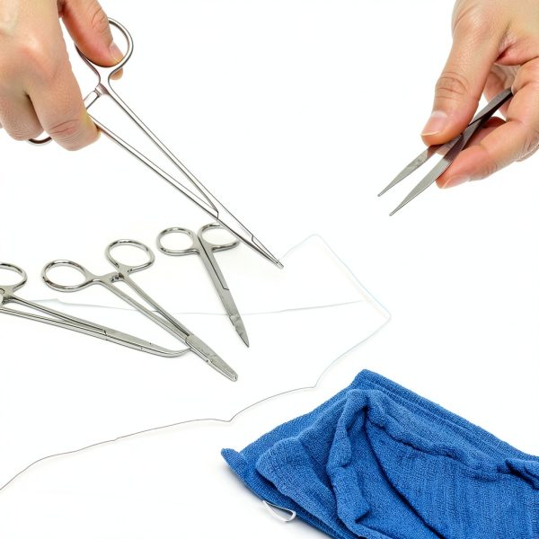 Suture Scissors Set SurgicalOnline OR grade steel with Iris Scissors-6