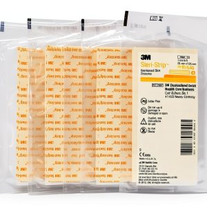 3M Steri-Strip Skin Closure 1" x 5" 4 Envelope Pack of 5 Adhesive-0