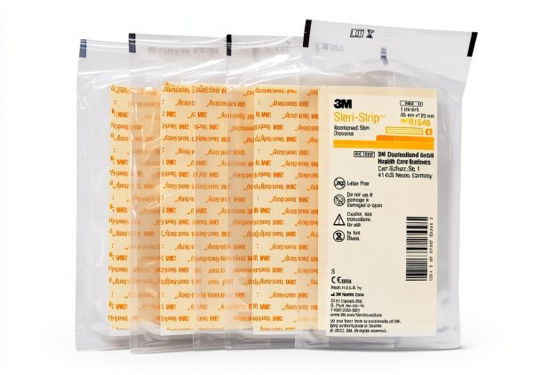 3M Steri-Strip Skin Closure 1" x 5" 4 Envelope Pack of 5 Adhesive-0