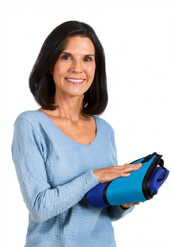 Vive Patient Lift Sling - Full Body Mesh Sling for Showering & Home Use - Transfer Sling for Elderly & Disabled - Patient Transfer Blanket & Lift Pad Assist Device for Bed Positioning & Lifting-8