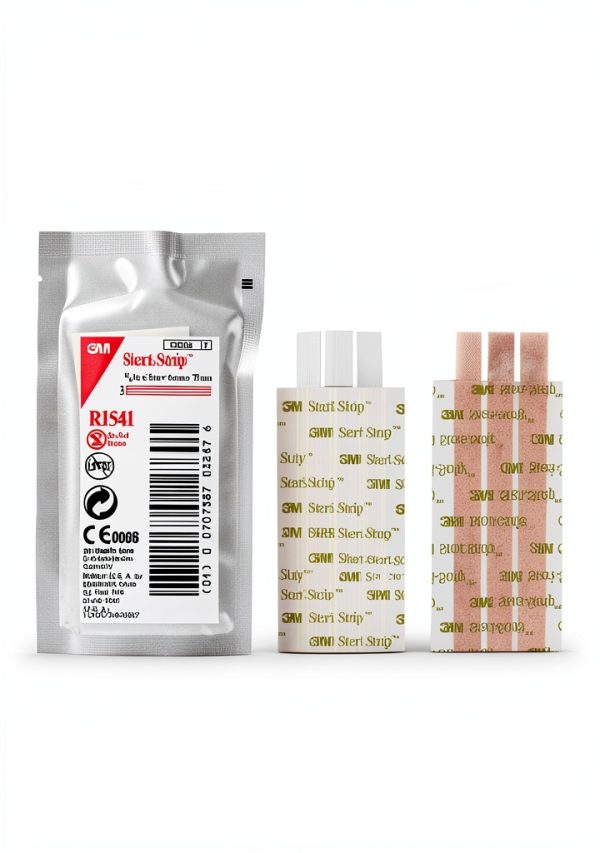 3M R1541 1/4'' x 3'' Steri-Strip Reinforced Skin Closure (50 Per Box)-2