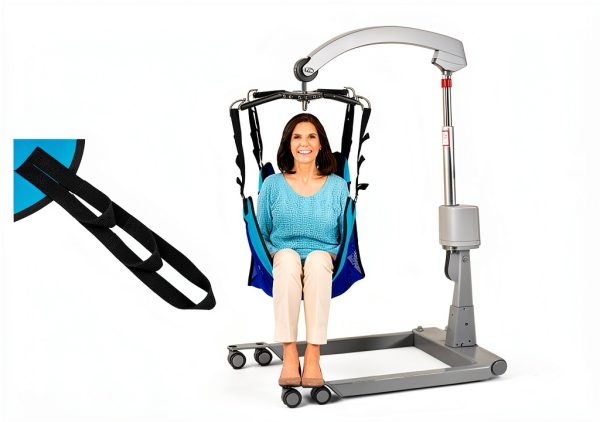 Vive Patient Lift Sling - Full Body Mesh Sling for Showering & Home Use - Transfer Sling for Elderly & Disabled - Patient Transfer Blanket & Lift Pad Assist Device for Bed Positioning & Lifting-3
