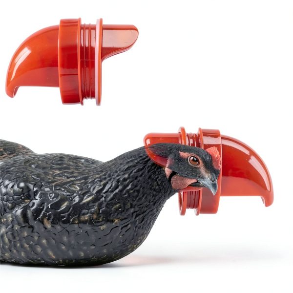 Automatic Chicken Feeder 40lb 6 Port Metal Feeder for Poultry-2